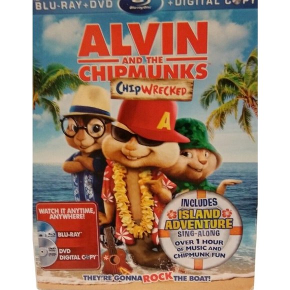 Alvin and the Chipmunks Chipwrecked Blu-ray Disc 2012  2-Disc Set Tested  Works - Picture 1 of 2